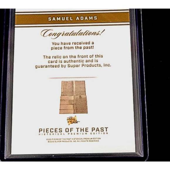 Authentic Samuel Adams Founding Father Handwriting Relic Piece of History - Picture 3 of 4